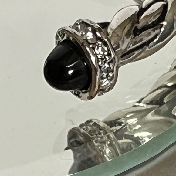 Silver Tone Twisted Cuff Braclett - Picture 2 of 6